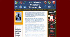 Desktop Screenshot of allaboutmarketresearch.com