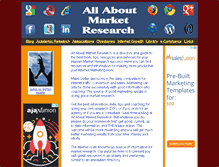 Tablet Screenshot of allaboutmarketresearch.com